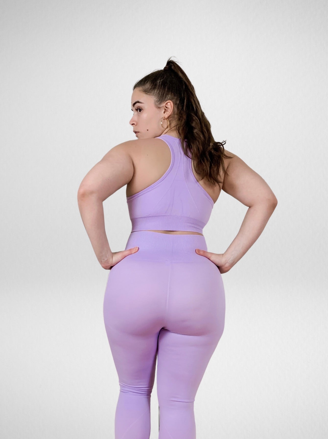 Goal Getter Lilac Sports Bra