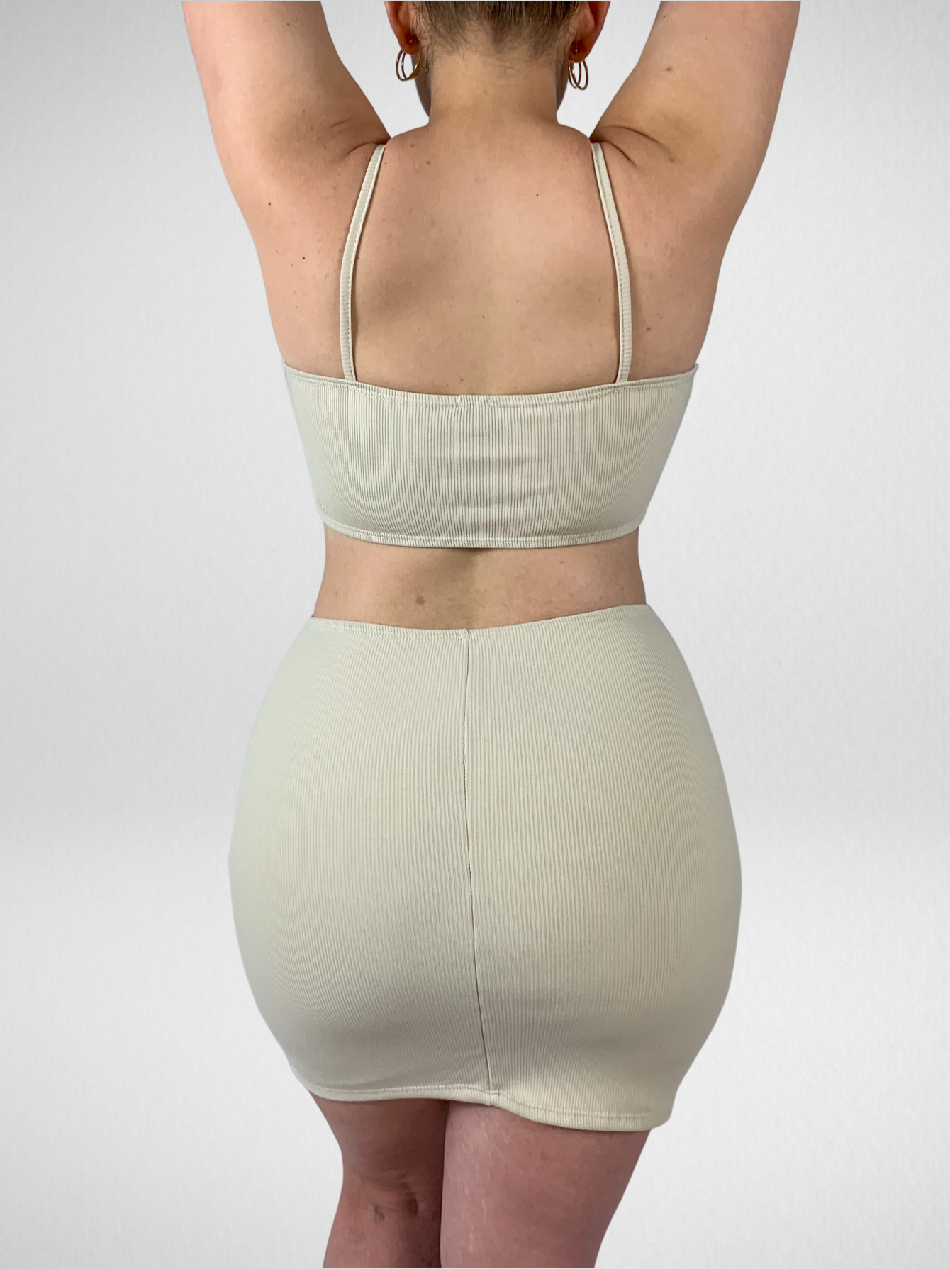 Summer Time Fine Cream Cutout Dress