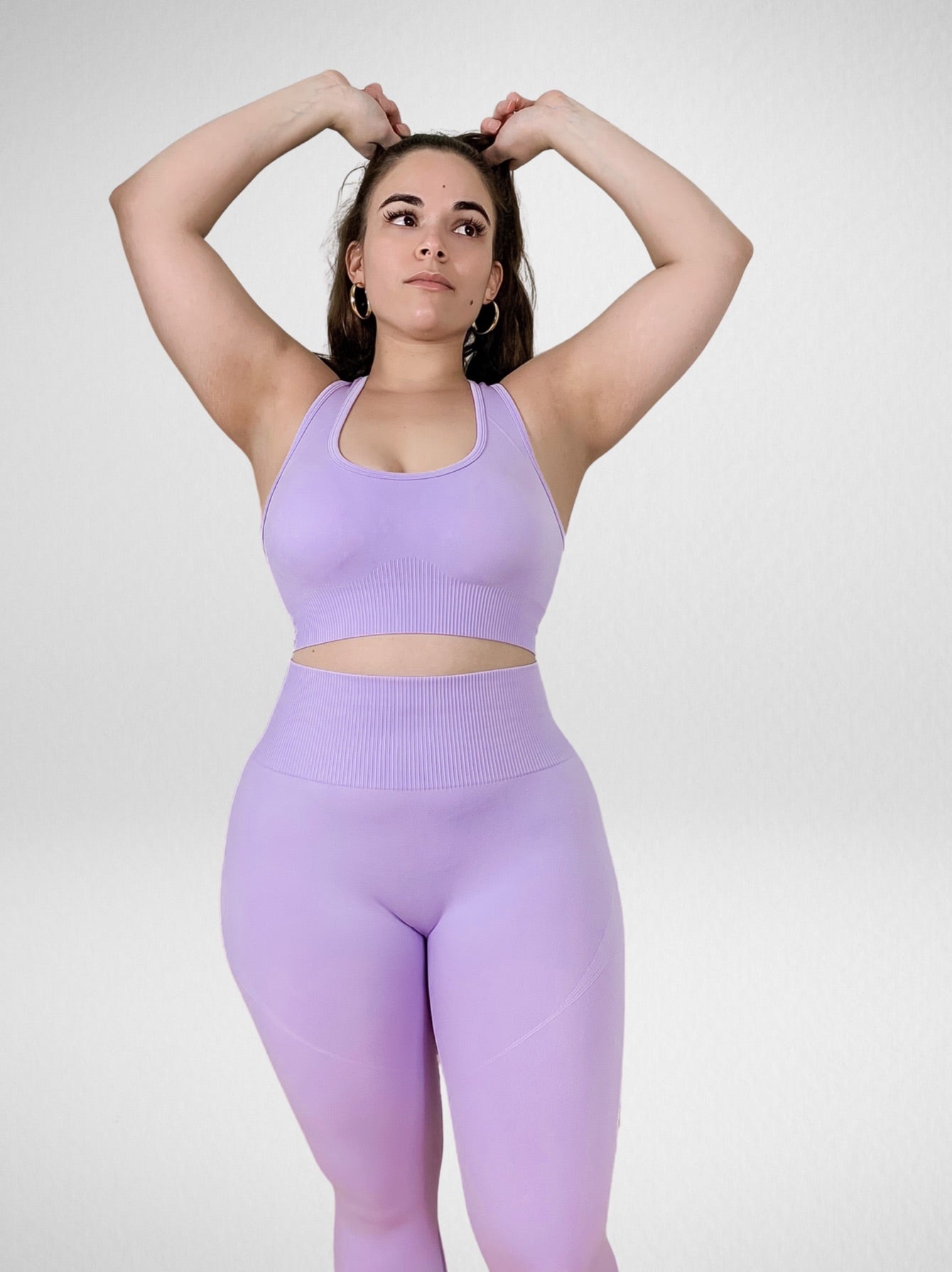 Goal Getter Lilac Sports Bra