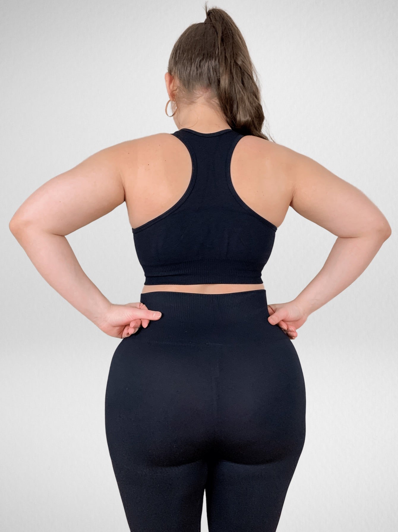 Goal Getter Black Sports Bra