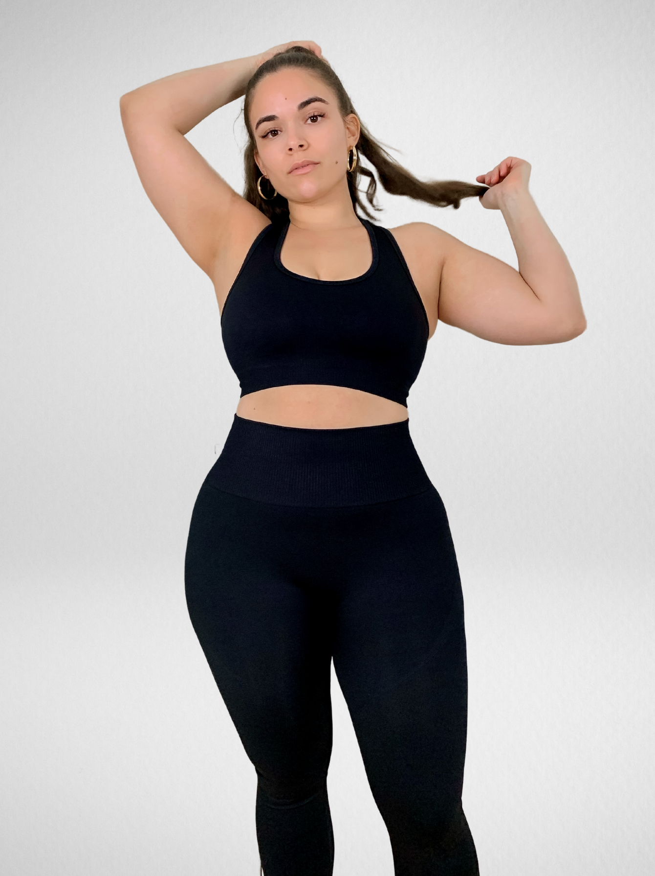 Goal Getter Black Sports Bra