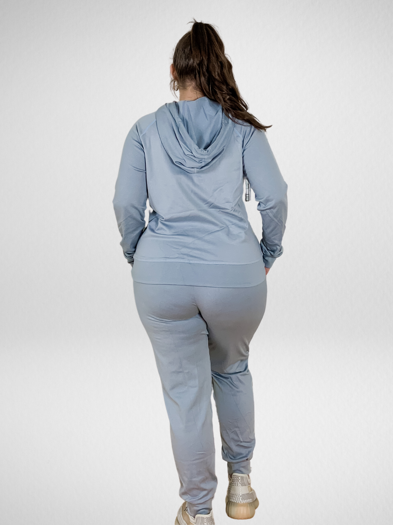 Just Chilling Blue Hoodie and Jogger Set