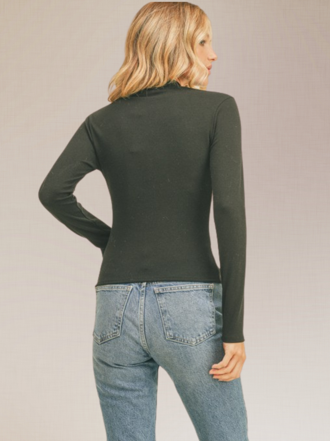 Sophisticated Twist Black Top