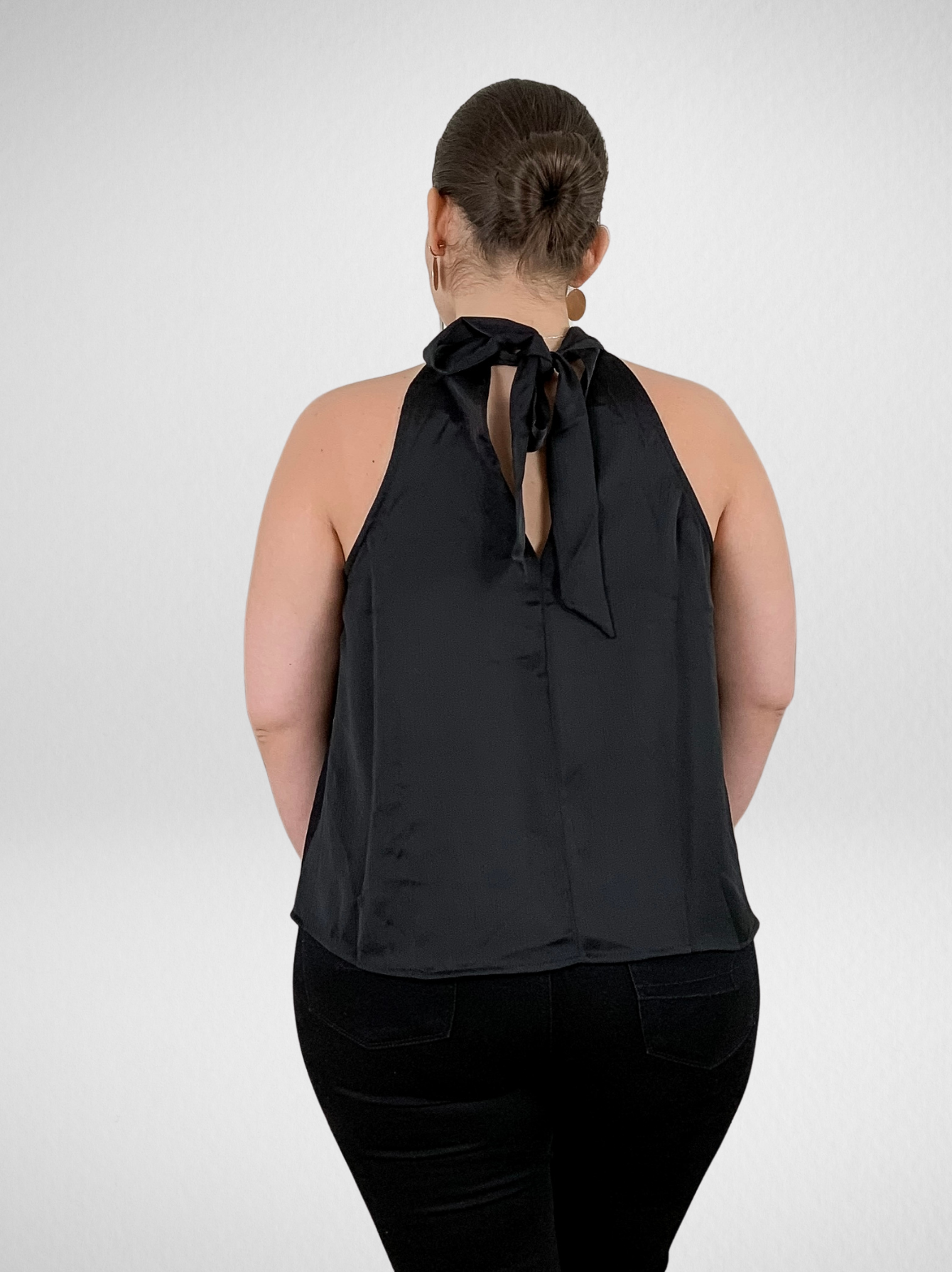 Keep it Classy Satin Black Top
